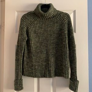 Marsh Landing Green Turtleneck Sweater
